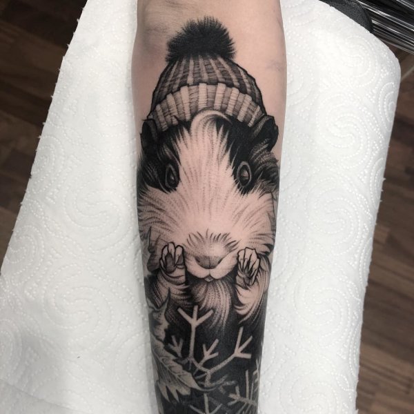 Patryk Chybowski Hamster Tattoo